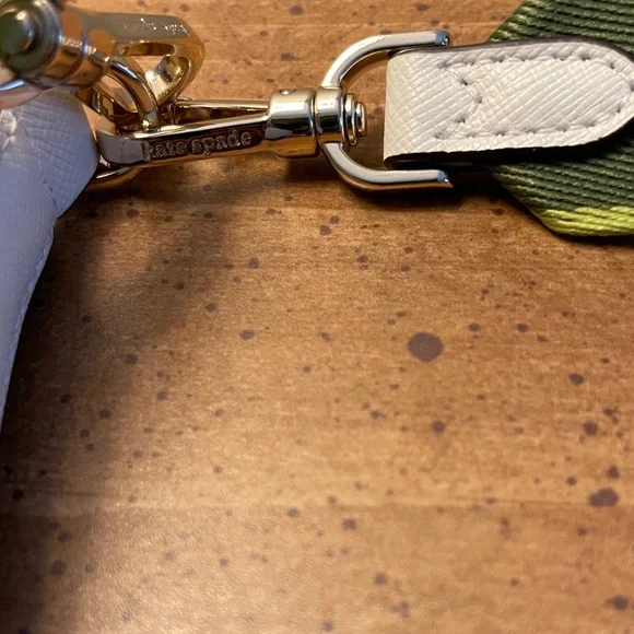 NWOT Kate Spade Duet Lime Green and White Crossbody Bag - Picture 6 of 7